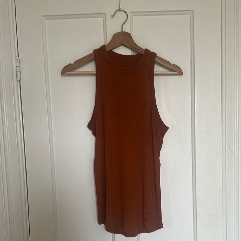 Lululemon Ribbed High Neck Tank Top